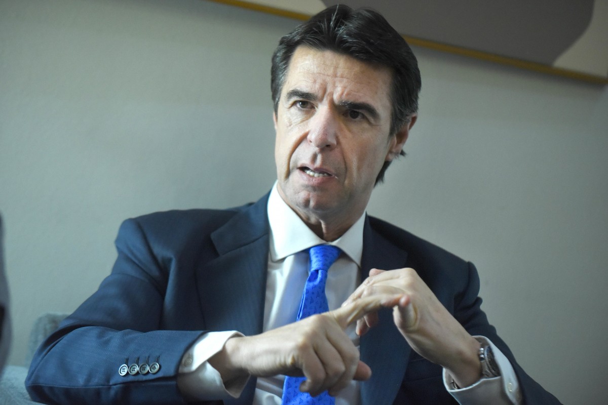 José Manuel Soria, presidente del PP canario y ministro en funciones. / SERGIO MÉNDEZ