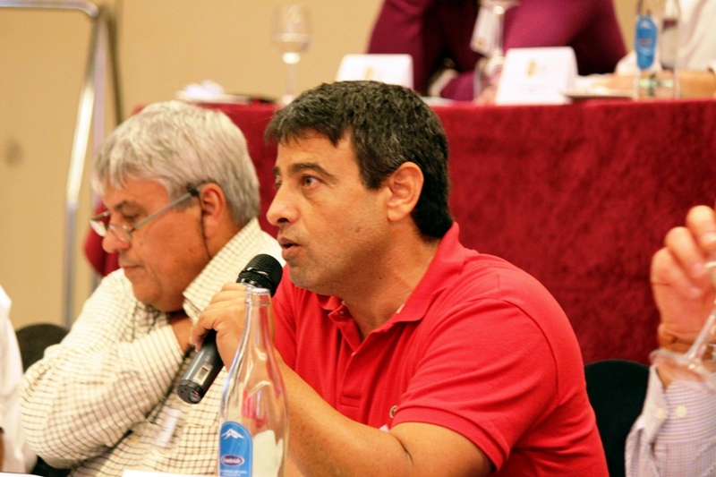 Germán Rodríguez y Leandro Morales Asamblea Federacion Lucha Canaria