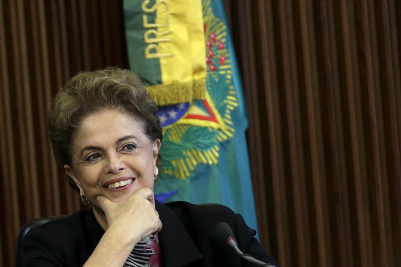 Dilma Rousseff, presidenta de Brasil