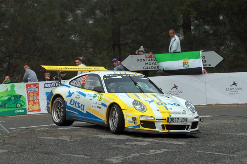 Enrique Cruz y Ariday Bonilla Porsche Rally Islas Canarias