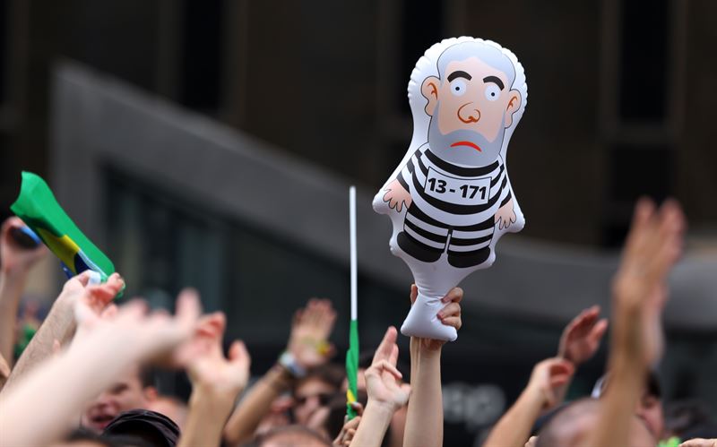 Manifestaciones en Brasil contra Dilma Rousseff y Lula da Silva