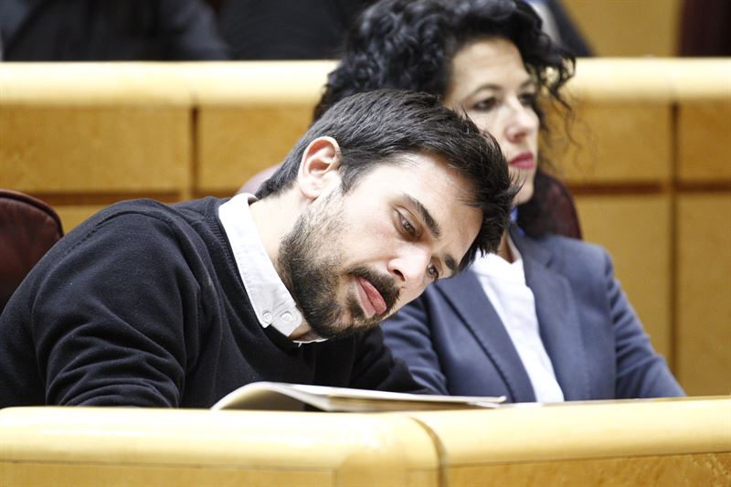 Ramón Espinar, portavoz de Podemos en el Senado