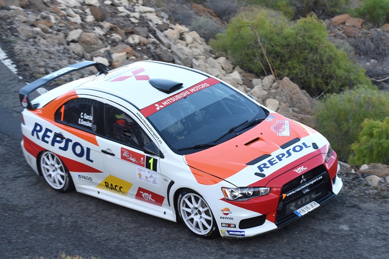 Cristian García (Mitsubishi Lancer Evo X)