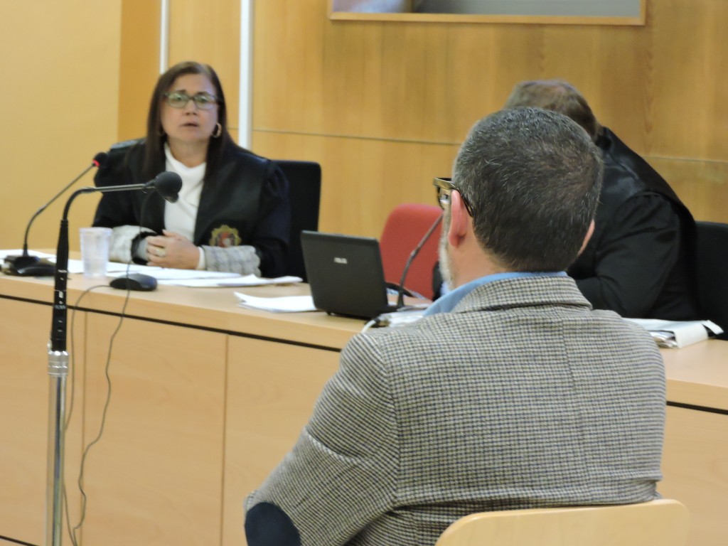 Ignacio Sanz, durante el interrogatorio de la fiscal / NORCHI