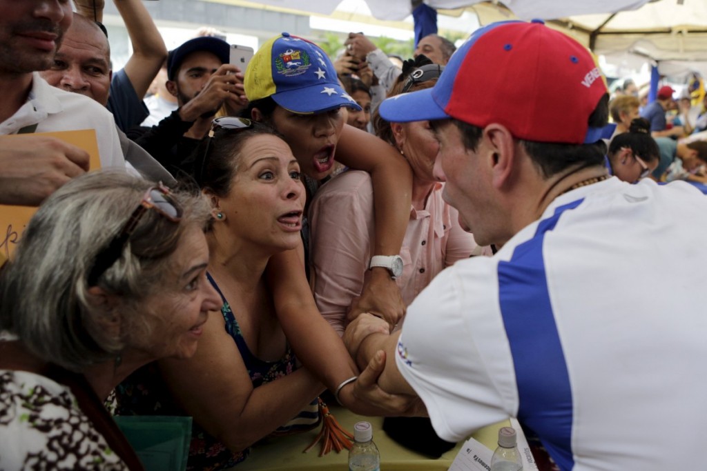 Henrique Capriles, líder opositor venezolano