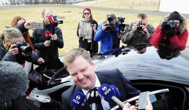 Sigmundur Gunnlaugsson, Pirmer Ministro de Islandia