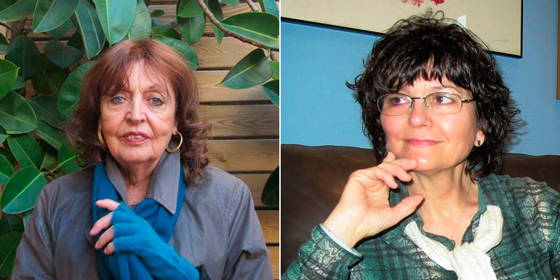 Cristina Fernández-Cubas y Ángeles Mora