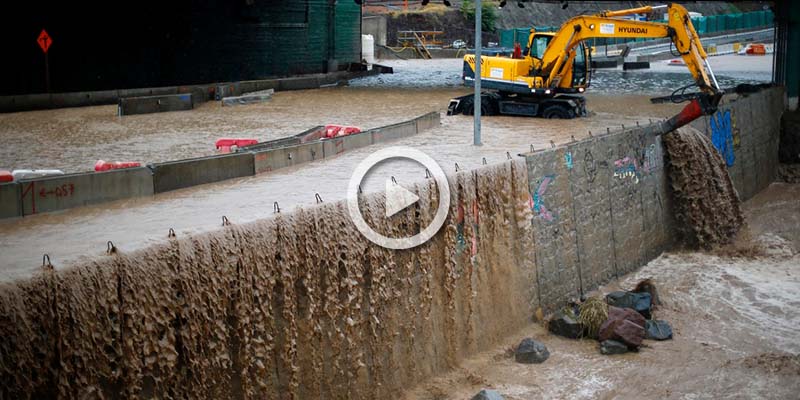 Inundaciones en Santiago de Chile
