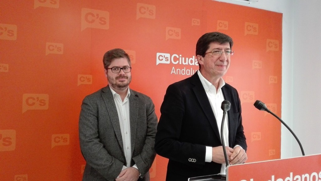 Juan Marín, portavoz de Ciudadanos en el Parlamento Andaluz