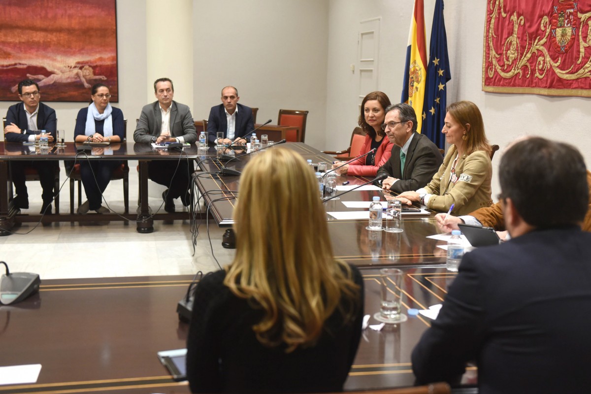 Sesión constituyente de la Comisión para la Reforma del Sistema Electoral en el Parlamento canario. / SERGIO MÉNDEZ