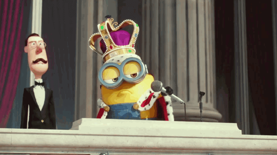 GIF MICDROP MINION