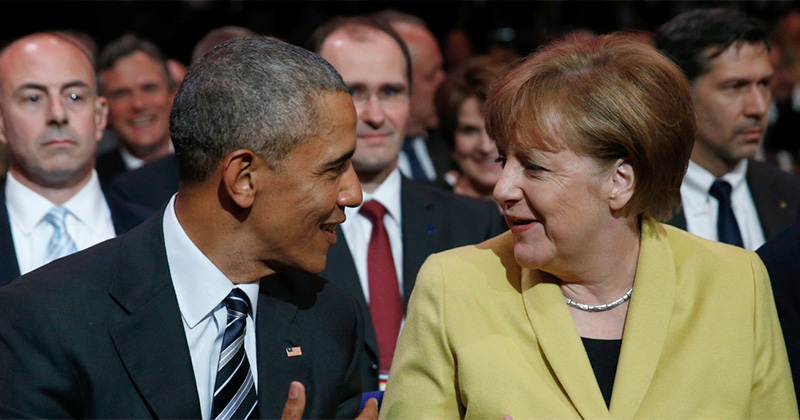 OBAMA Y MERKEL