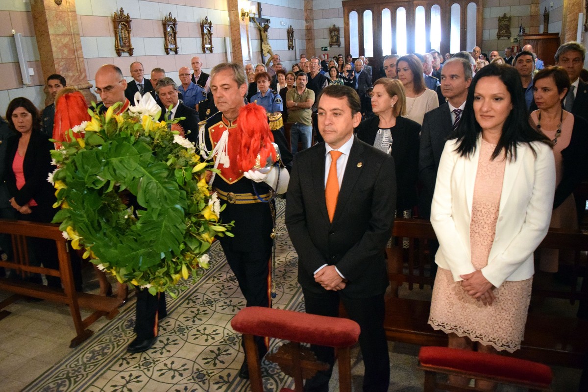 José Manuel Bermúdez y Zaida González, en el día de la Patrona de la Policía Local