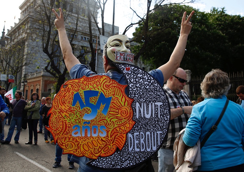Aniversario del 15M. / FOTO REUTERS