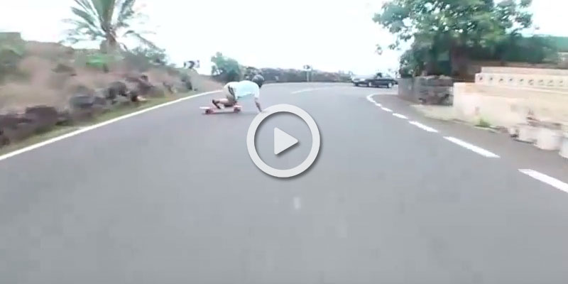 Descensos en skate por carreteras de Gran Canaria y grabarlo en video