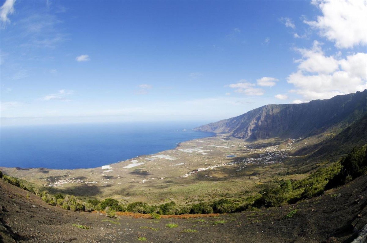 Vista parcial de El Hierro