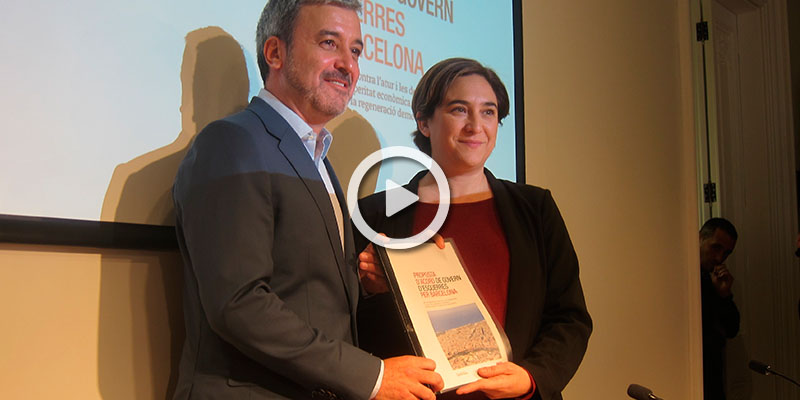 Jaume Collboni y Ada Colau