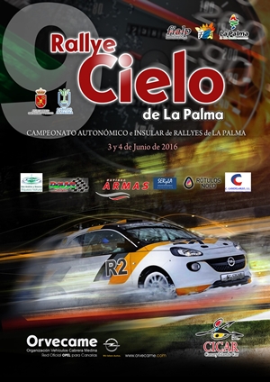 cartel IX Rallye Cielo de La Palma