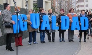 Imagen de archivo de una protesta en favor de la igualdad. / Europa Press