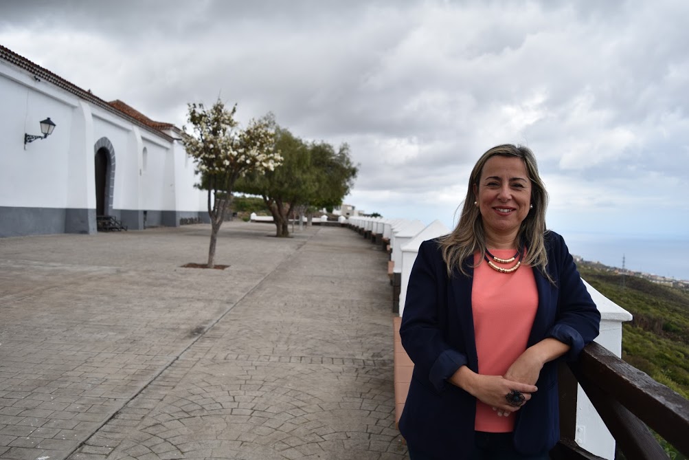 María Ángeles Rodríguez, en su Machado natal / DA