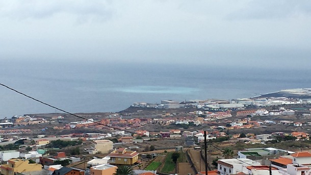 Los vertidos son visibles desde lo alto de Candelaria / Norchi