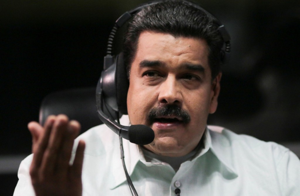 Nicolás Maduro, habla durante su "En contacto con Maduro"