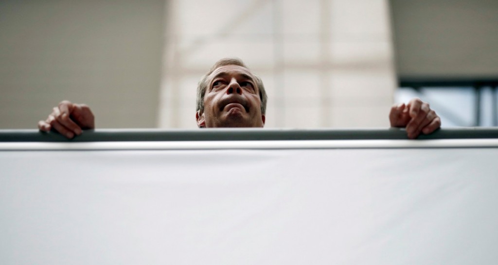 Nigel Farage, líder del movimiento a favor del Brexit