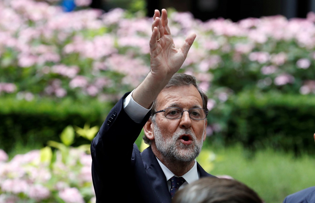 Mariano Rajoy en Bruselas