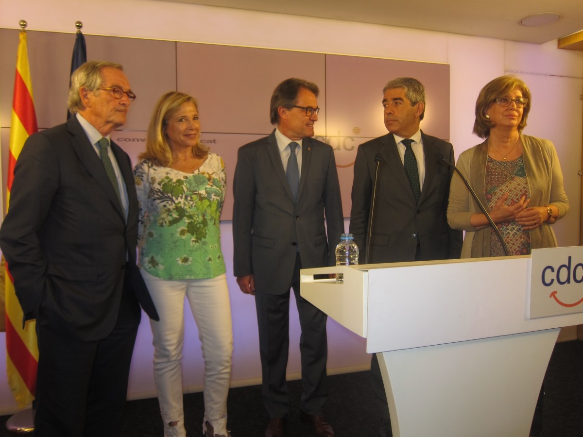 Xavier Trias,Joana Ortega,Artur Mas,Francesc Homs, Irene Rigau