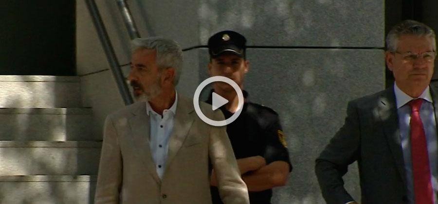 Imanol Arias en el juzgado