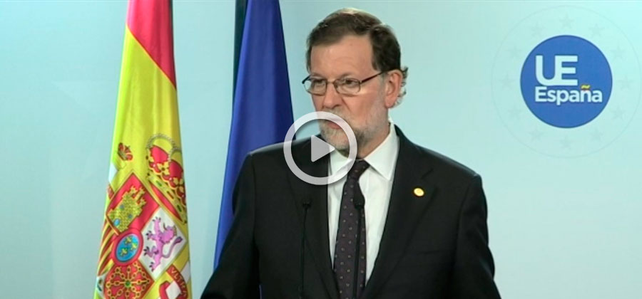 Mariano Rajoy en Bruselas