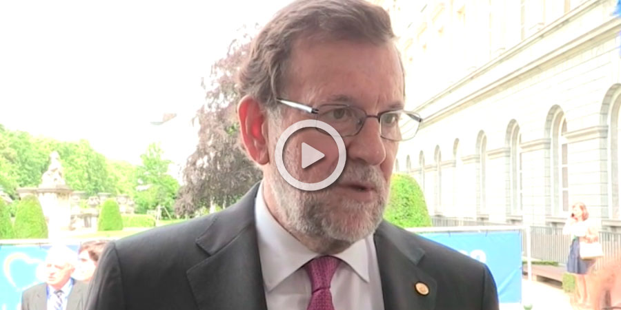 Mariano Rajoy en Bruselas