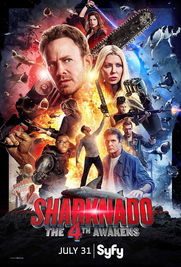 Sharknado The 4th Awakens poster