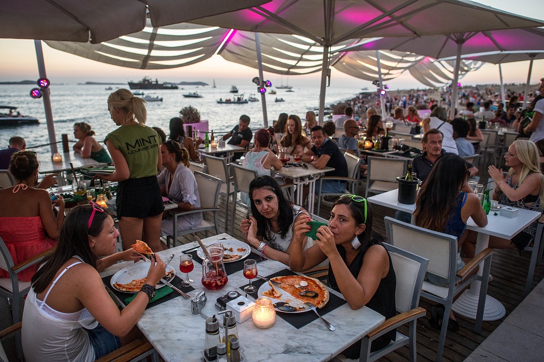 Turistas europeos