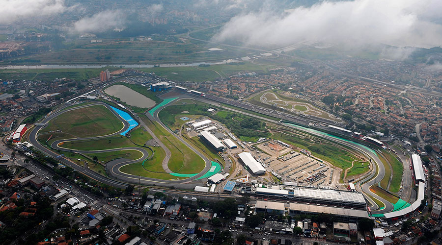 Circuito de Interlagos de Sao Paulo.