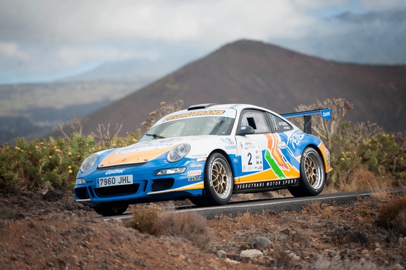 Pedro Javier Afonso y Javier Afonso (Porsche 911 997 GT3 Cup Rally 2008) 