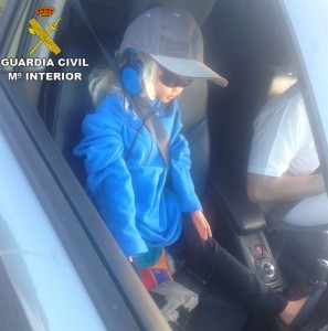 Foto de la muñeca tomada por la Guardia Civil de Tráfico. | CEDIDA