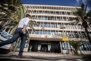 La actual sede del Catastro está en la Delegación de Hacienda, donde se practicó la redada de 2014. / Andrés Gutiérrez