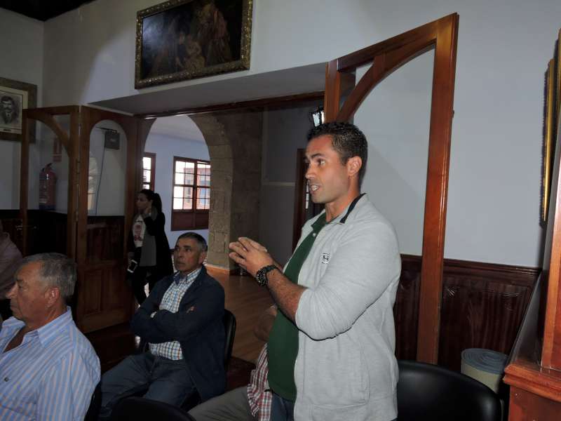 Willy Acosta, durante el último pleno / NORCHI