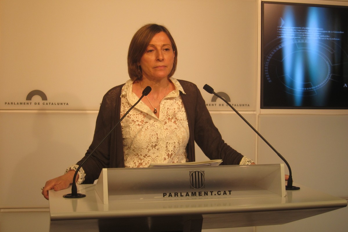 Carme Forcadell exige la dimisión del ministro Fernández Díaz. / Europa Press