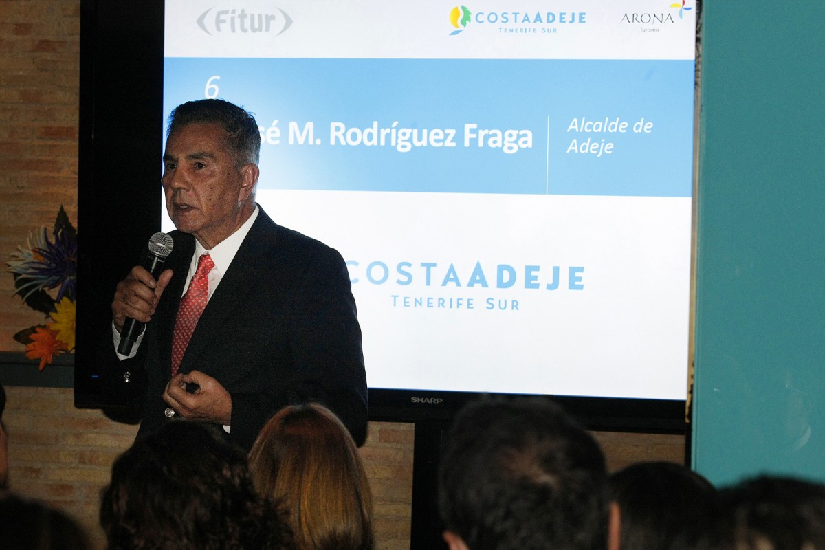 Rodríguez Fraga, en una intervención durante la última edición de Fitur. DA