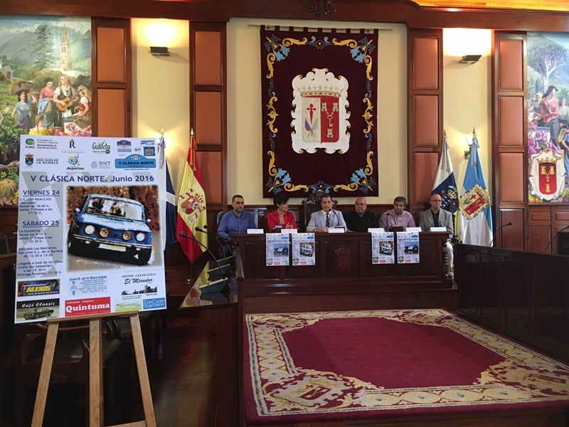 presentación de la V Clásica Norte y I Histórico de Tenerife