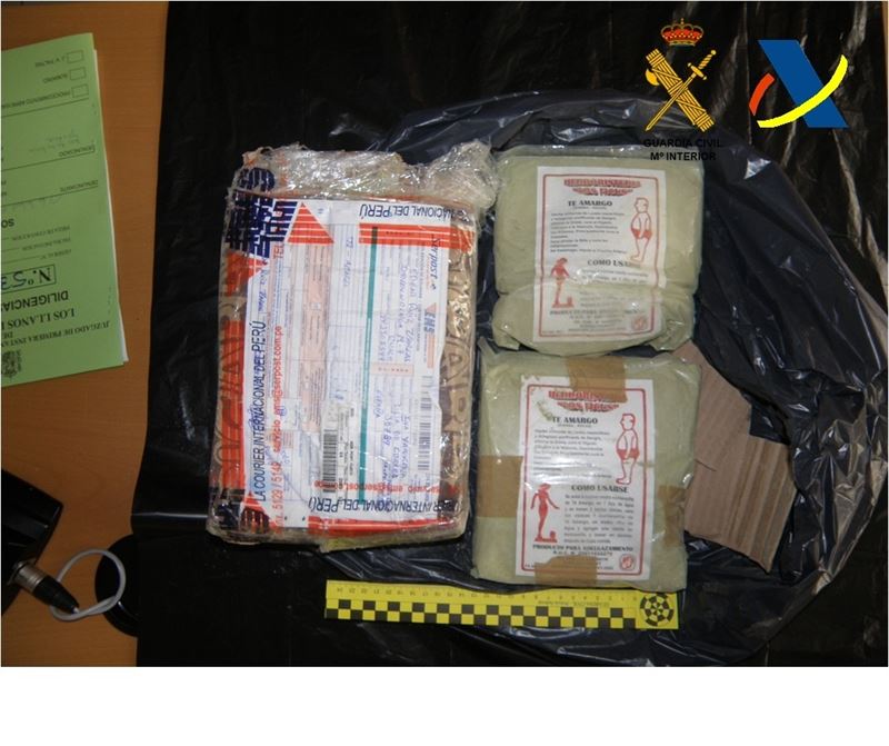 Material incautado a la detenida. | DA