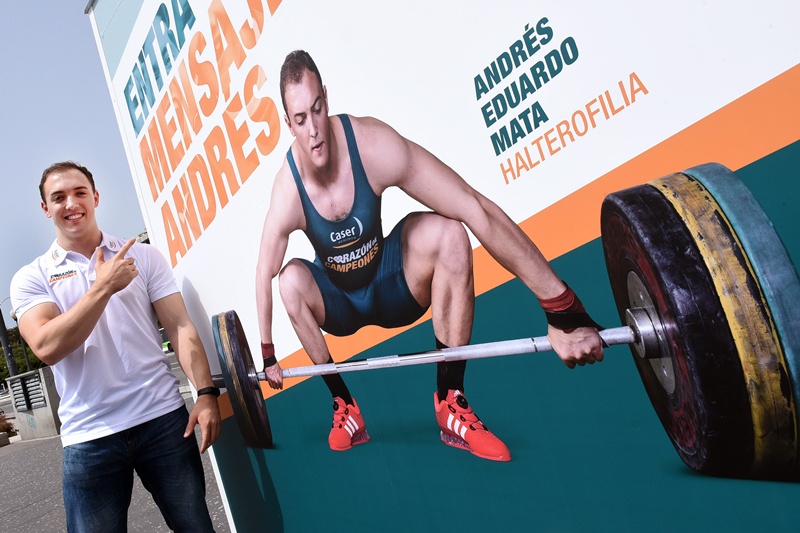 Andrés Mata halterofilia