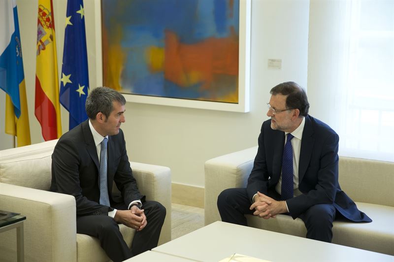 Fernando Clavijo y Mariano Rajoy / FOTO: PRESIDENCIA DEL GOBIERNO DE CANARIAS