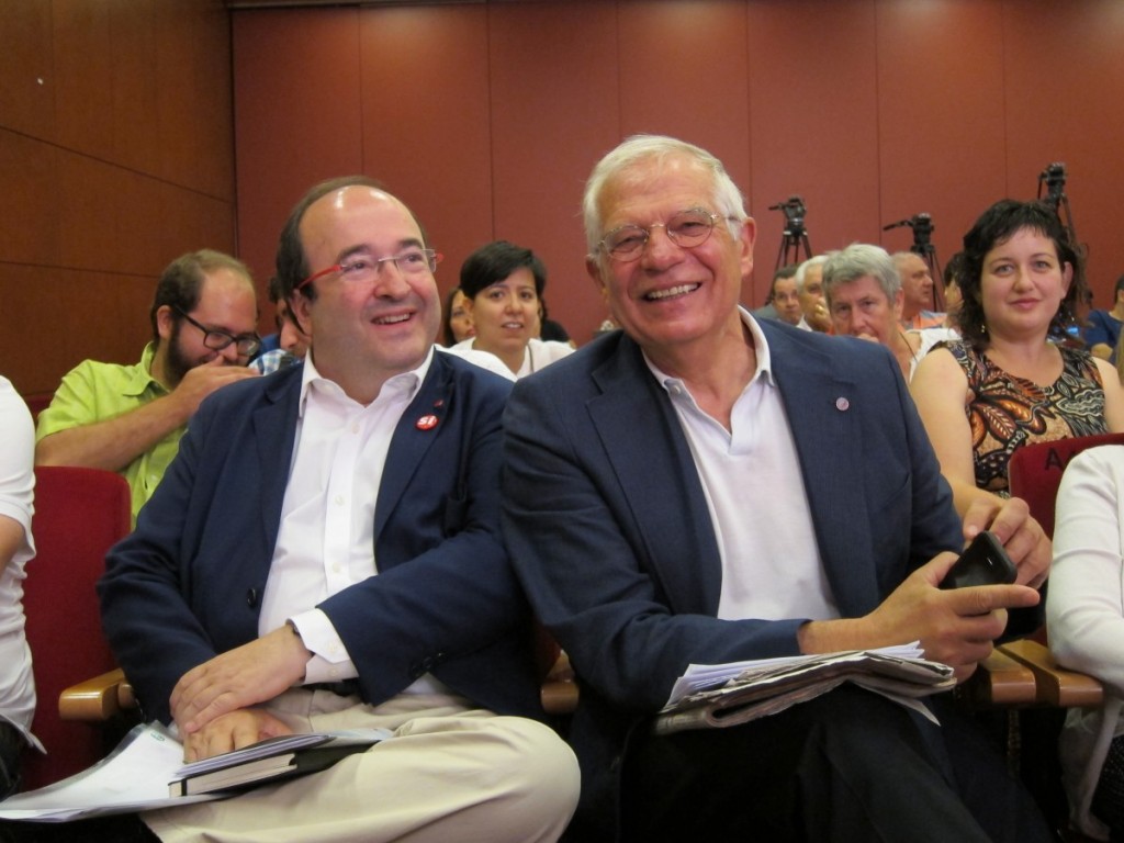 Miquel Iceta y Josep Borrell