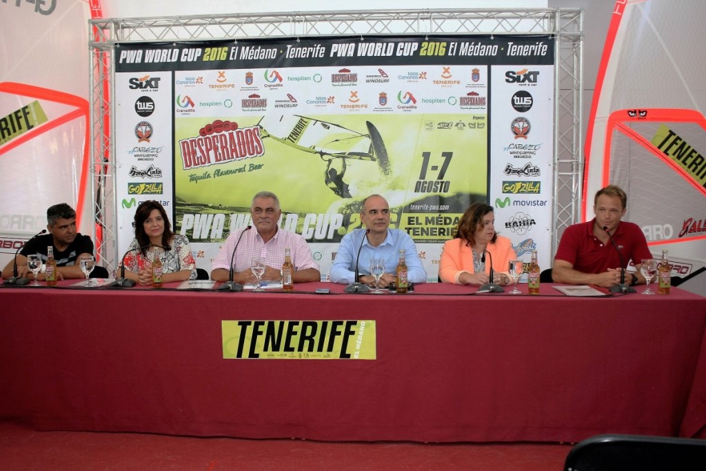 Presentación del campeonato del Mundo de Windsurf en El Médano