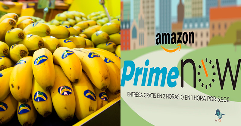 Amazon Prime Now Plátano Canarias