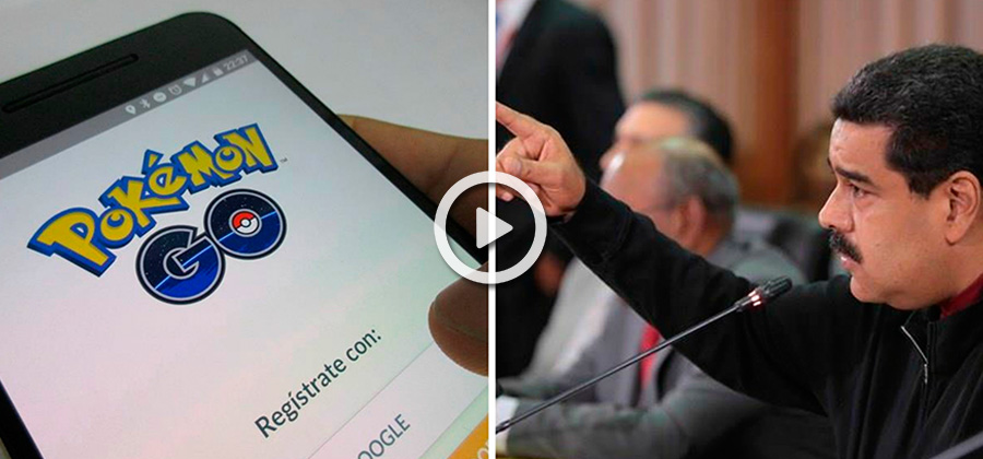 Nicolás Maduro Pokémon GO video
