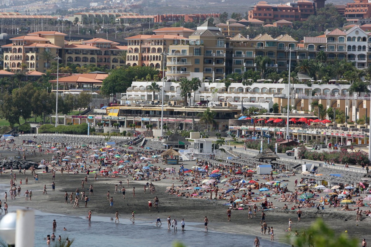 Playa de Fañabé, en Costa Adeje. / DA